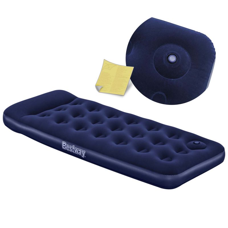 Materac dmuchany Bestway 67223 wbudowana pompka nożna jednoosobowy 185x76x28 cm 1szt.