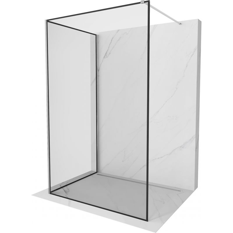 Ścianka prysznicowa Mexen Kioto czarny wzór 140x100 cm 800-140-212-01-70-100 1 szt.