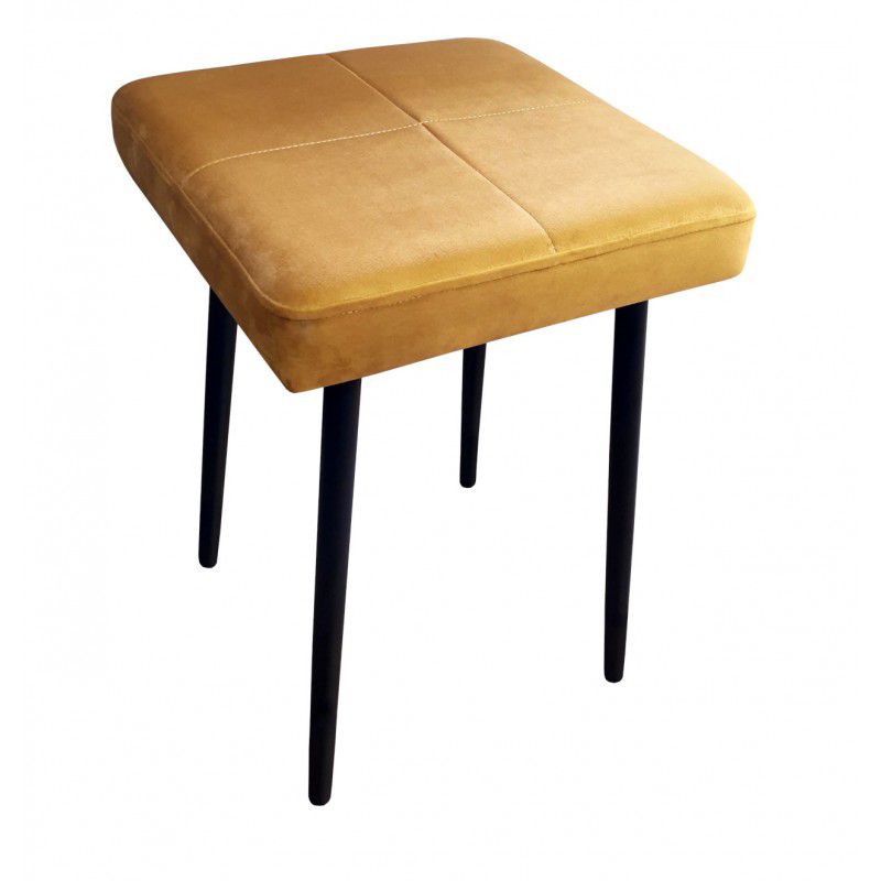 Taboret SQUARE MG VELVET musztardowy/curry ATOS 1 szt.