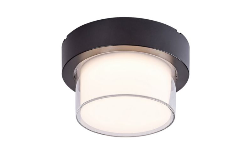 Kinkiet ścienny zewnętrzny Rabalux Durbe czarno-biały LED 10W 3000K-6500K 780lm IP54 wym: 17 x 17 x 10 cm - 1 szt.
