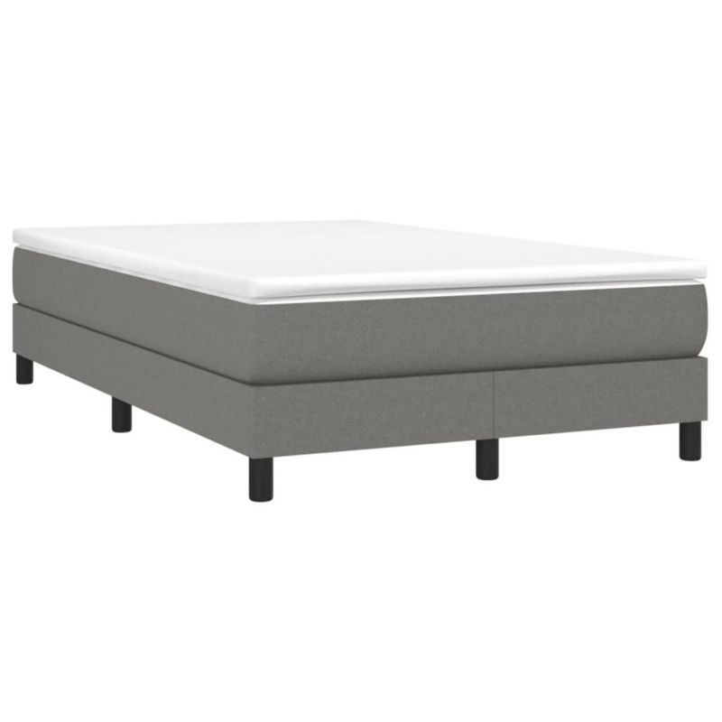 Łóżko kontynentalne WaszeMeble 120x190 cm ciemnoszare WM-3269658 1 szt.