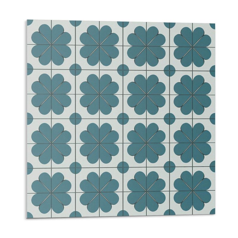 Kafelki samoprzylepne Wallfluent 30x30 cm Roślinne wzory w harmonijnym układzie 9 szt.