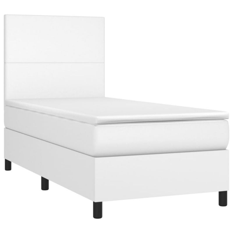 Łóżko kontynentalne WaszeMeble 90x200 cm biała WM-3135802 1 szt.