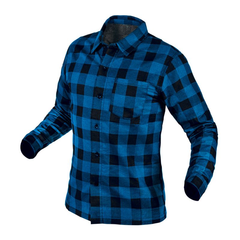 Koszula flanelowa NEO TOOLS granatowa, rozmiar XL 1 szt