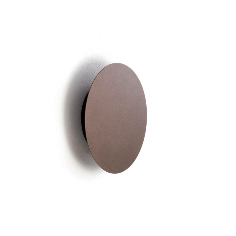 Kinkiet ścienny Nowodvorski Lighting Ring brązowo-czarny LED 7W 3000K 60lm IP20 wym: 15 x 15 cm - 1 szt.