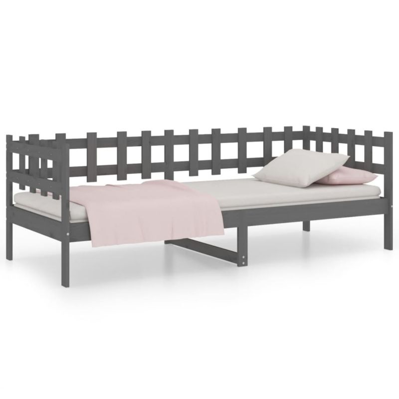 Łóżko dzienne WaszeMeble 90x200 cm szare WM-820758 1 szt.