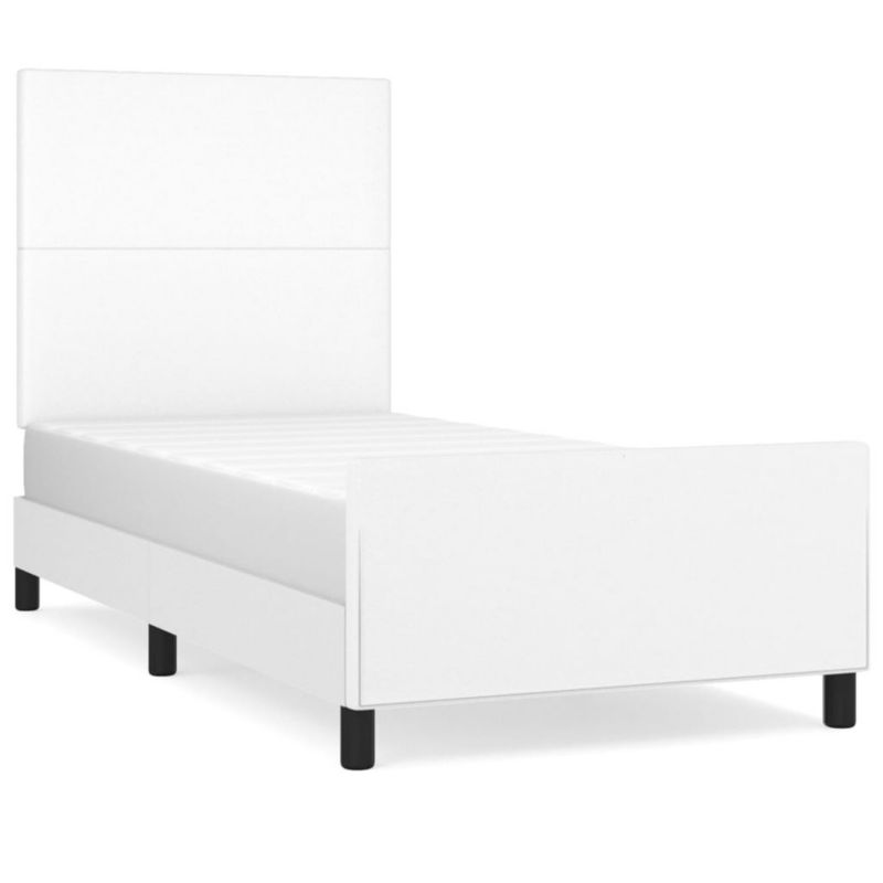 Łóżko tapicerowane WaszeMeble 90x190 cm biała WM-3125422 1 szt.