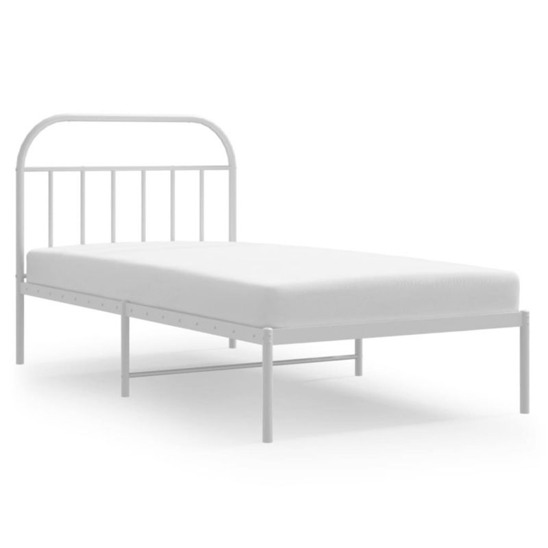Łóżko metalowe WaszeMeble 107x203 cm biała WM-353680 1 szt.