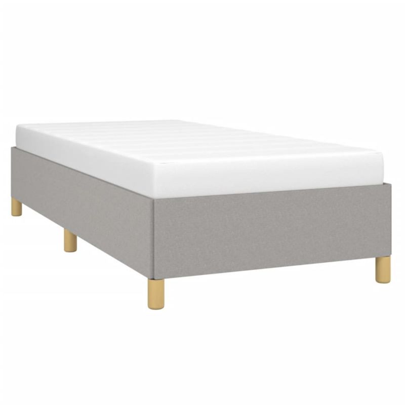 Łóżko tapicerowane WaszeMeble 100x200 cm jasnoszara WM-347141 1 szt.