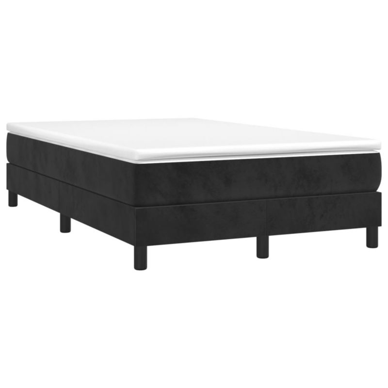 Łóżko kontynentalne WaszeMeble 120x190 cm czarne WM-3269679 1 szt.