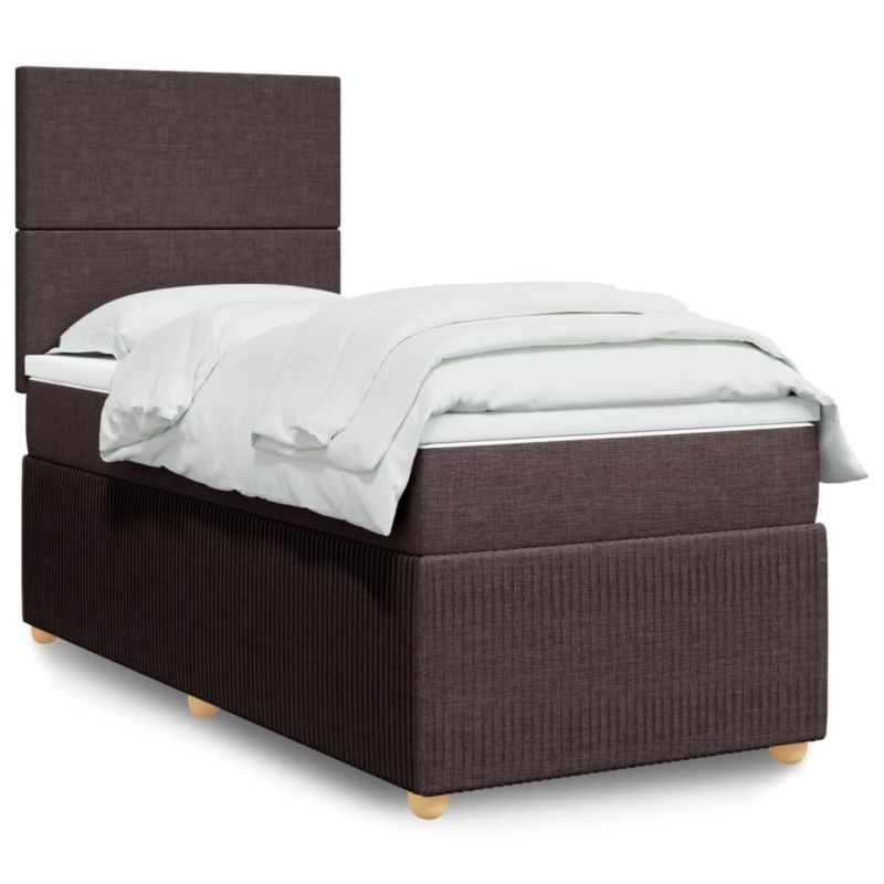 Łóżko kontynentalne WaszeMeble 90x190 cm brązowe WM-3291907 1 szt.