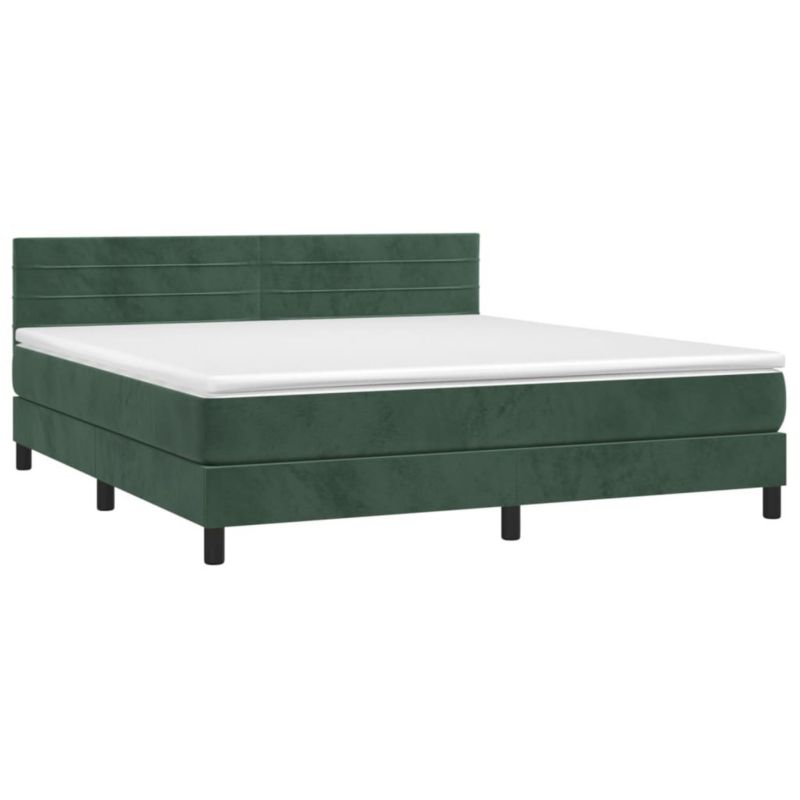 Łóżko kontynentalne WaszeMeble 160x200 cm zielony WM-3134474 1 szt.