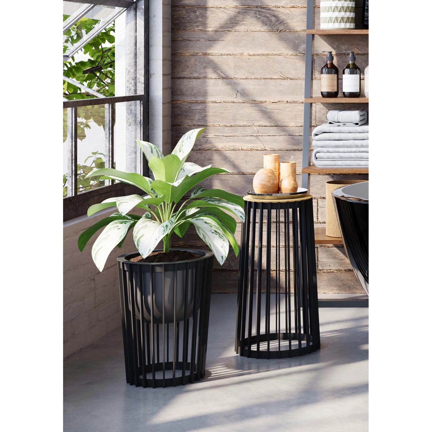 Blat do kwietnika Standy naturalny - 30 cm