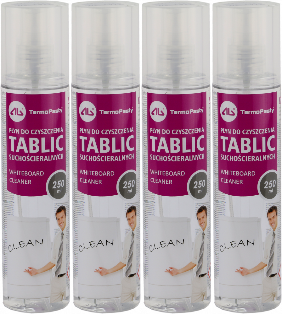 4x Płyn do czyszczenia tablic AG TermoPasty, 250ml