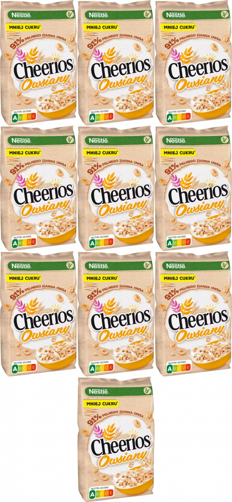 10x Płatki śniadaniowe Nestle Cheerios Owsiany, 210g