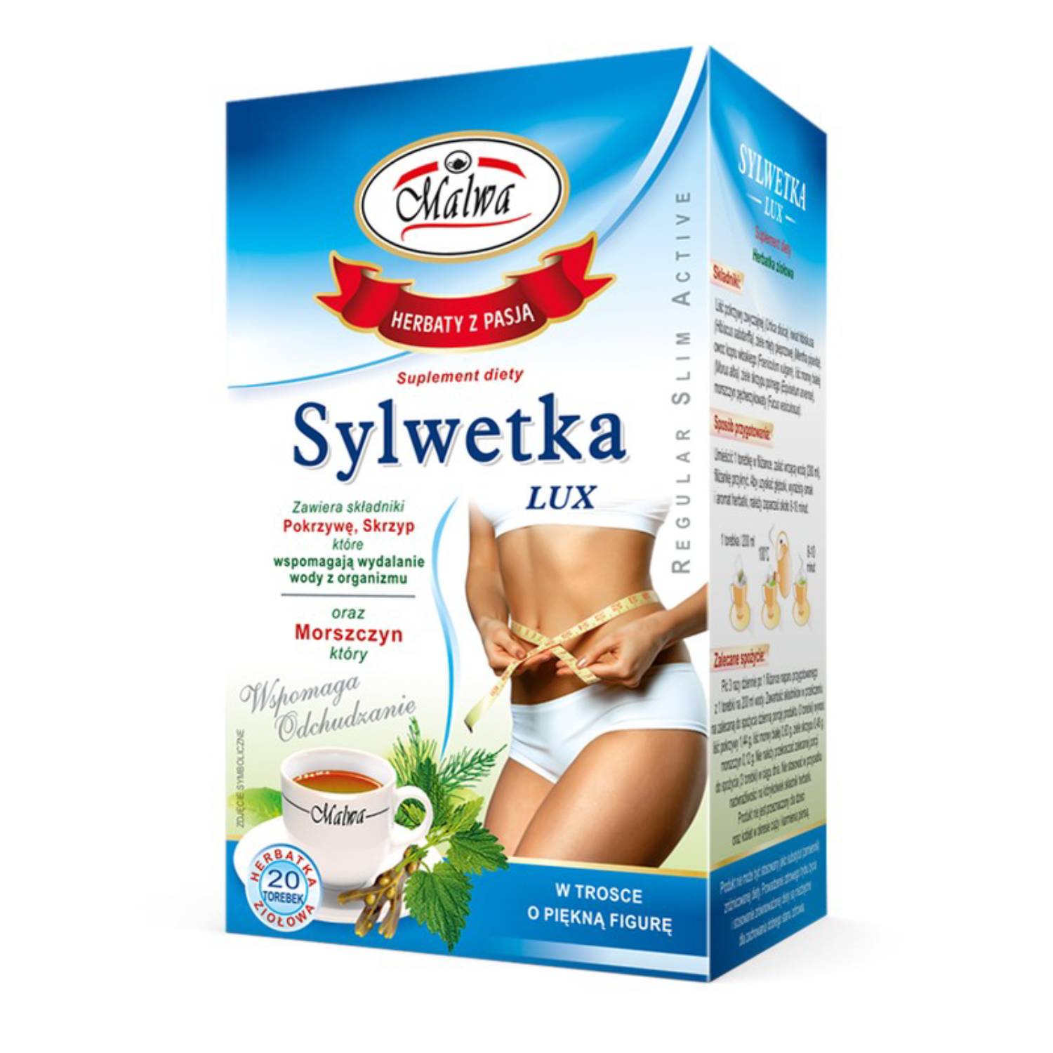 Malwa sylwetka lux, 20 saszetek