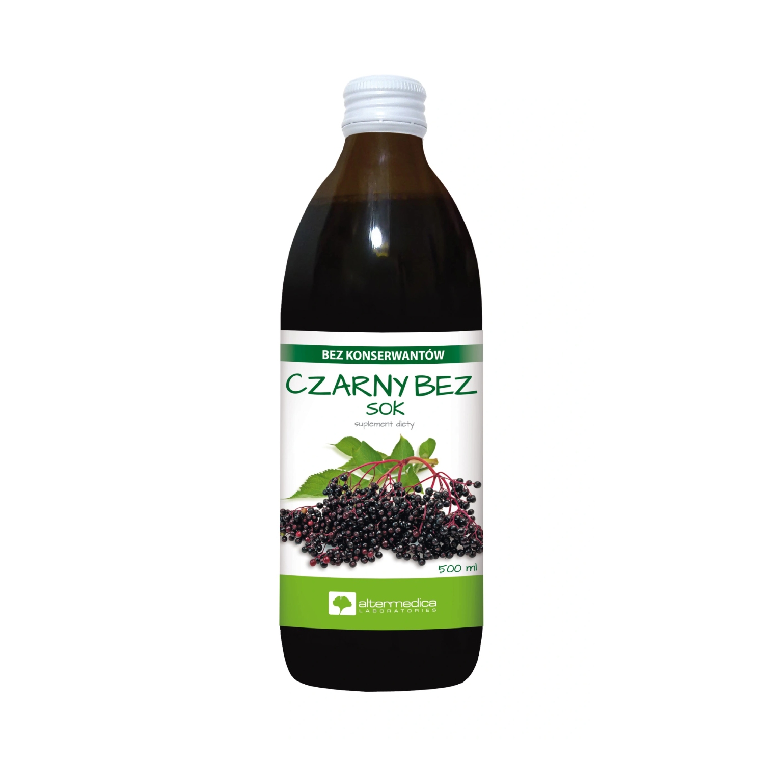 Alter medica, sok z czarnego bzu, 500 ml