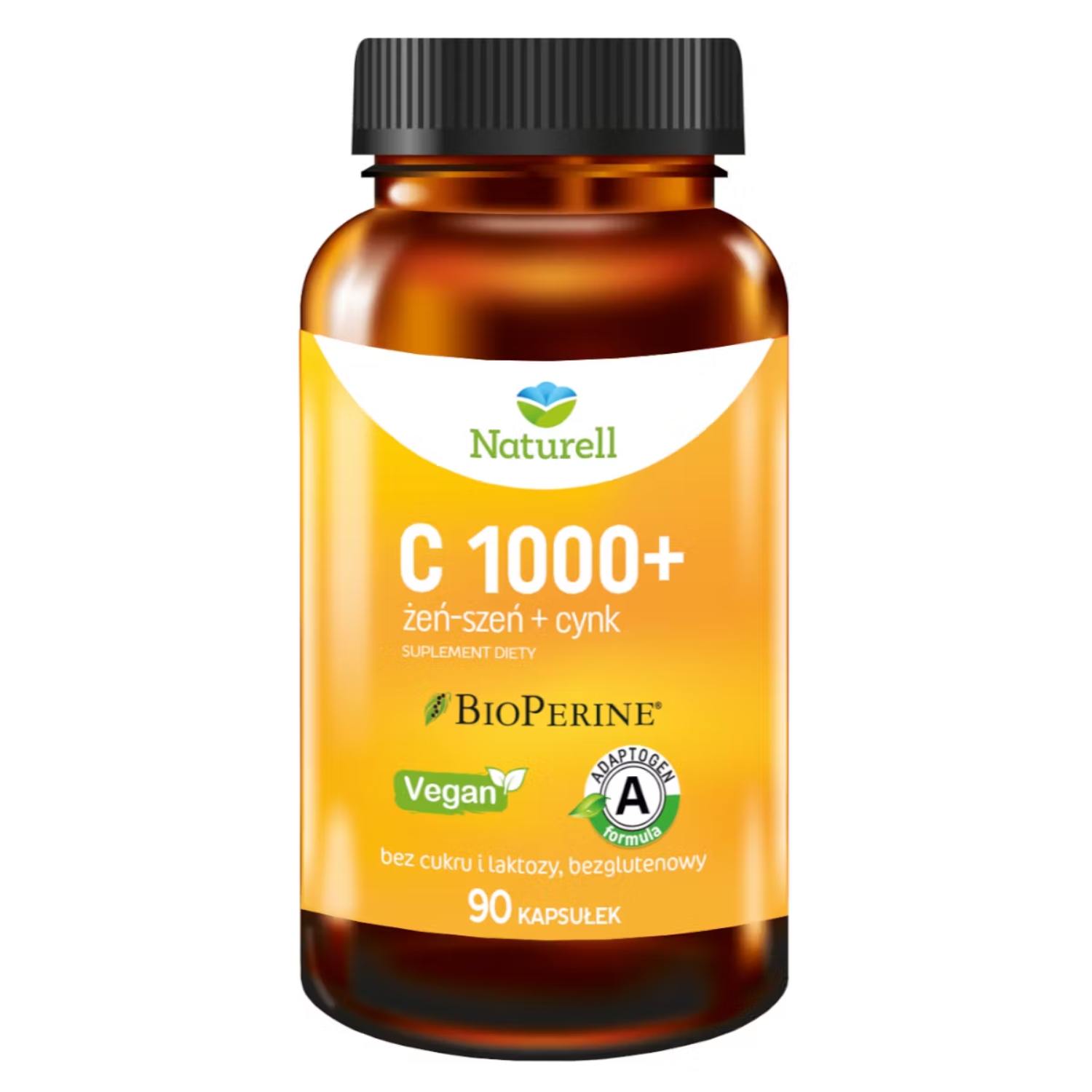 Naturell c 1000+, 90 kapsułek (data ważności: 01.10.2025)
