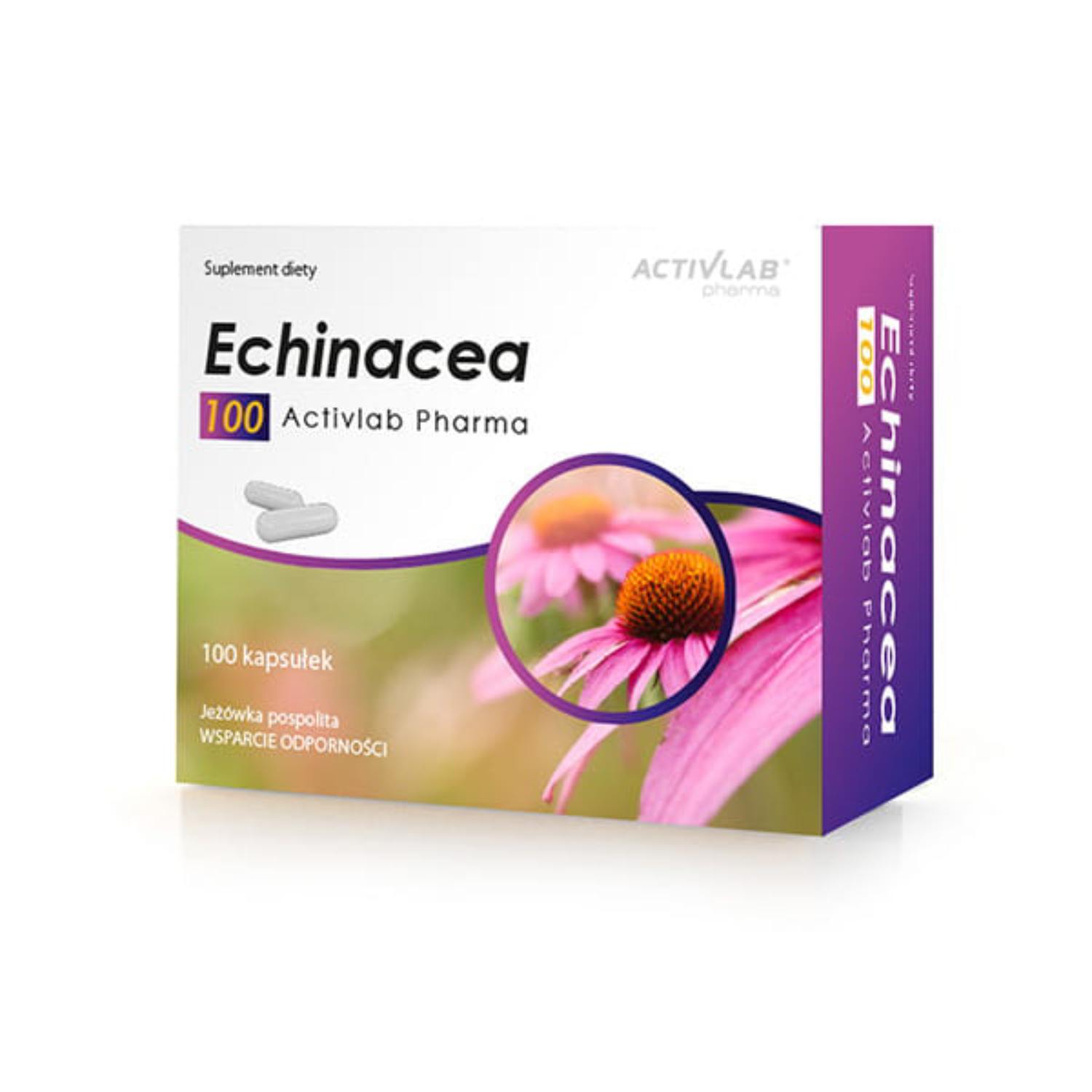 Activlab pharma echinacea 100 mg, 50 kapsułek