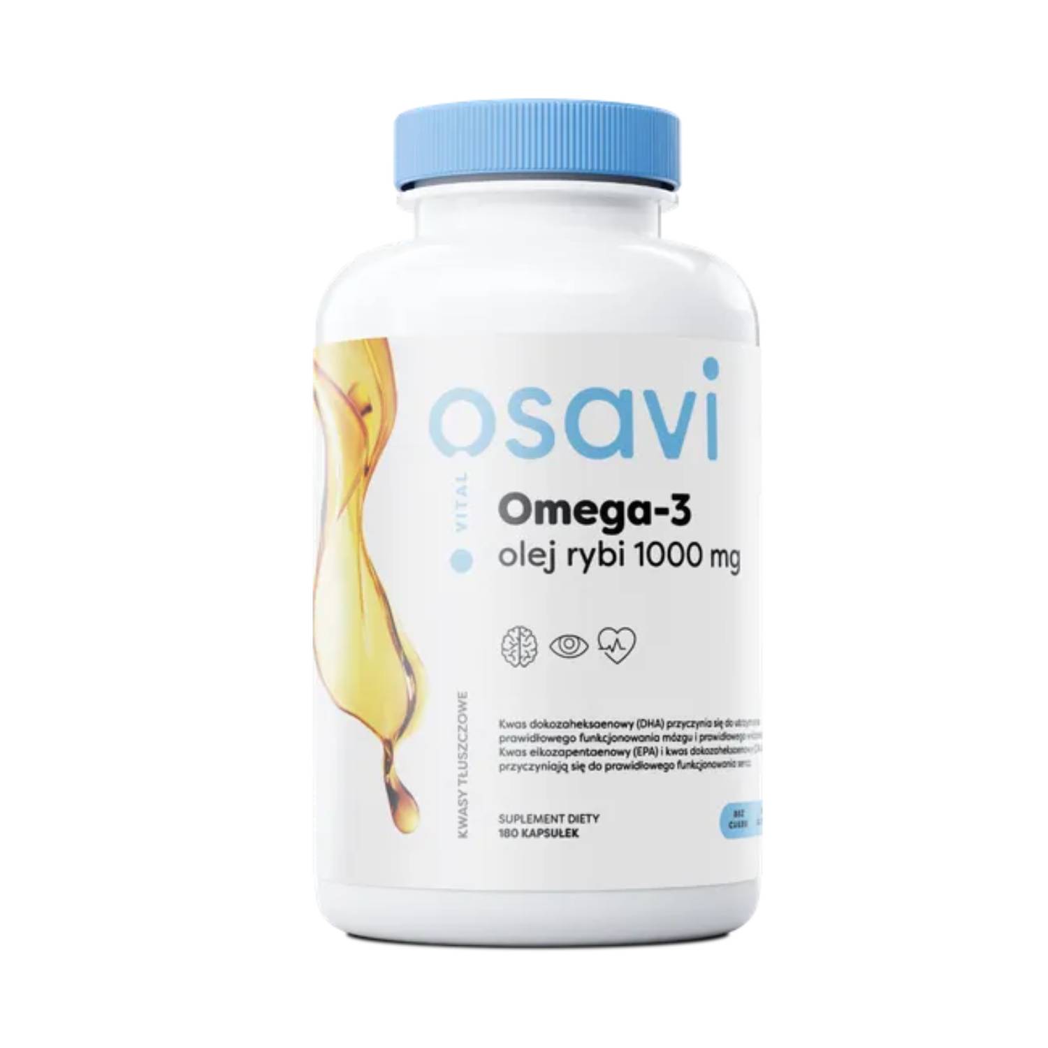 Osavi omega 3 1000 mg, 180 kapsułek