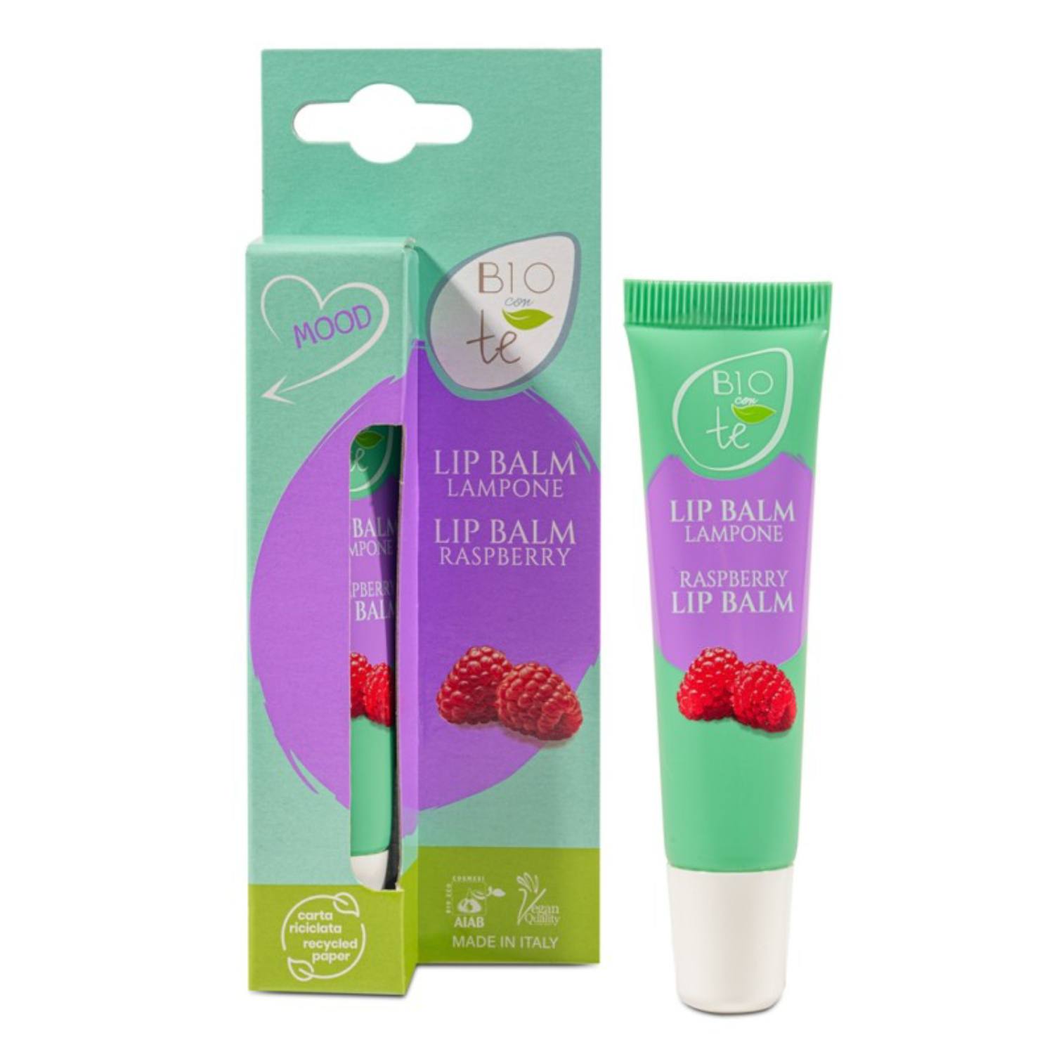 Pierpaoli bioconte - balsam do ust malinowy, 15 ml