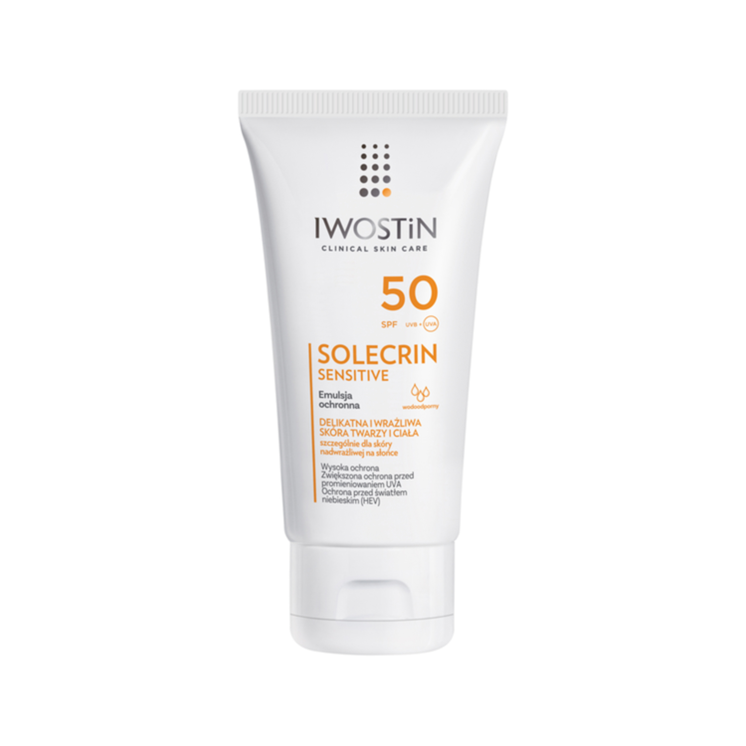 Iwostin solecrin purritin - lekki fluid matujący do twarzy spf50+, 40 ml