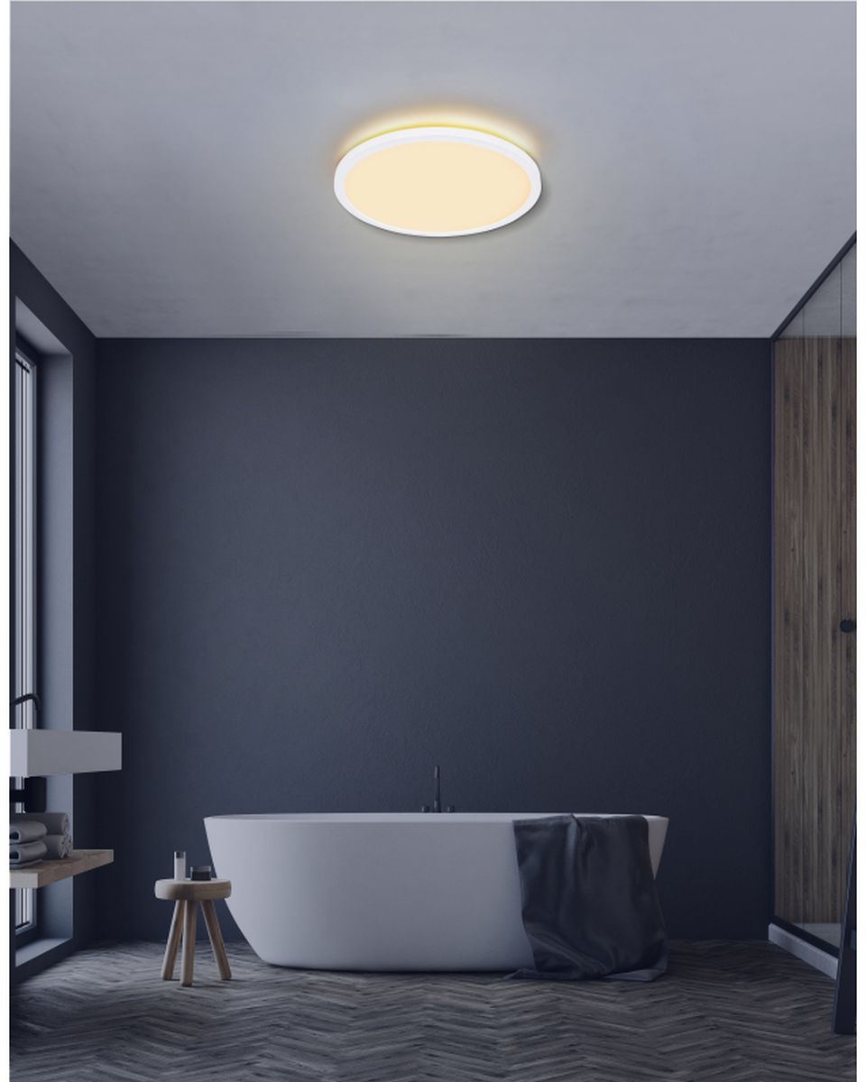 Globo Lighting Sapana plafon 1x24W LED biały/satynowy 41562-24W