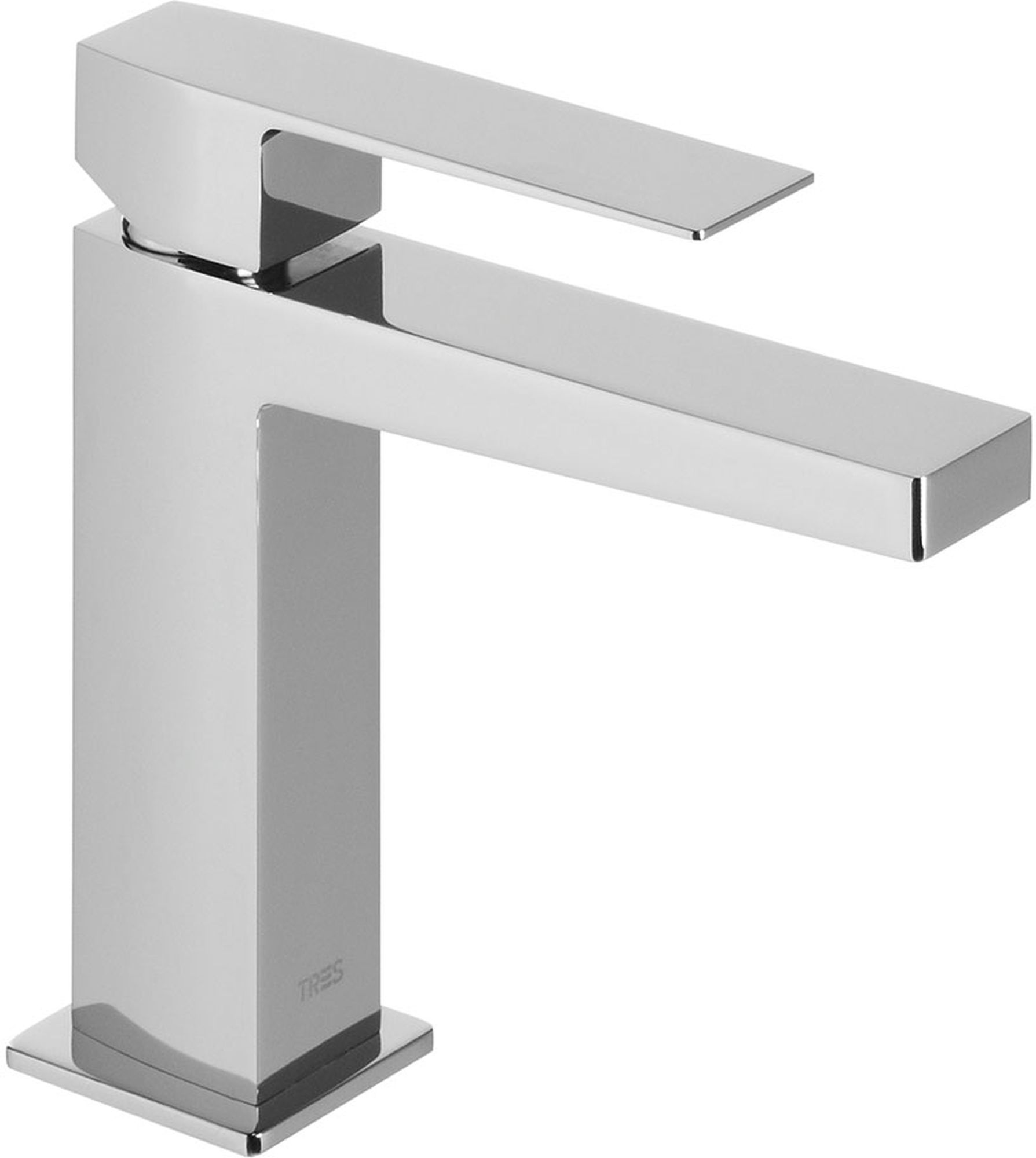 Tres Slim Exclusive bateria umywalkowa stojąca chrom 202.103.01