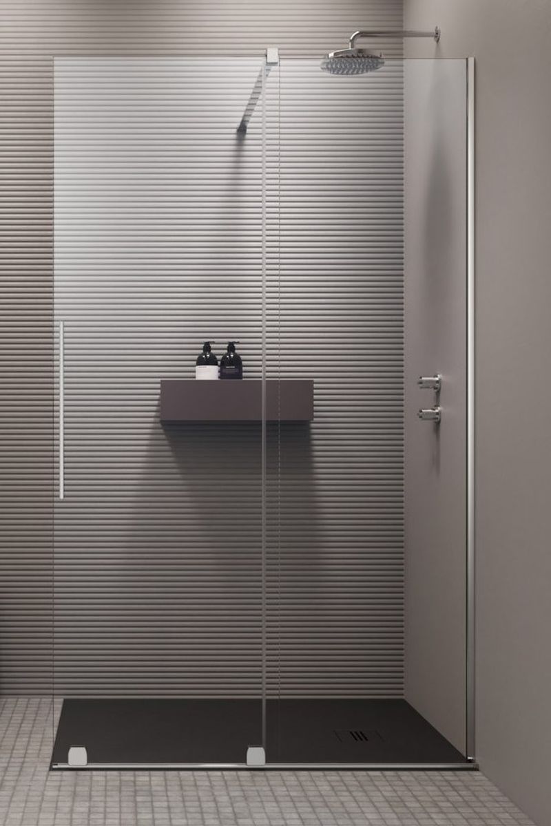Radaway Furo Walk-In drzwi prysznicowe 63,8 cm prawe chrom/szkło przezroczyste 10106638-01-01R