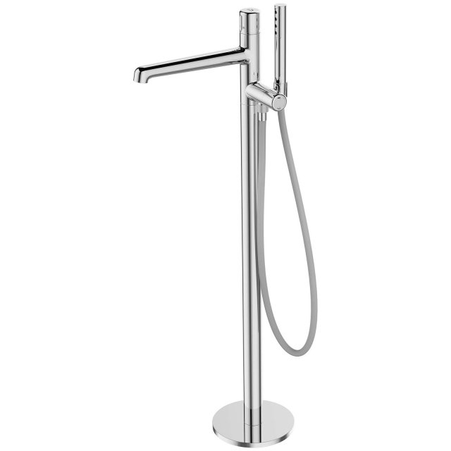 LAVEO Bateria wannowa wolnostojąca PRETTO chrom BAO_011S
