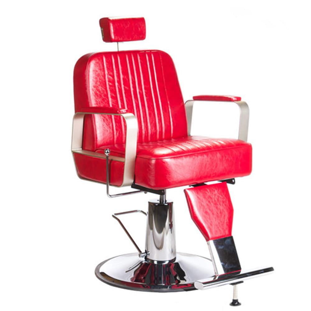 Bs fotel barberski homer bh 31237 czerwony