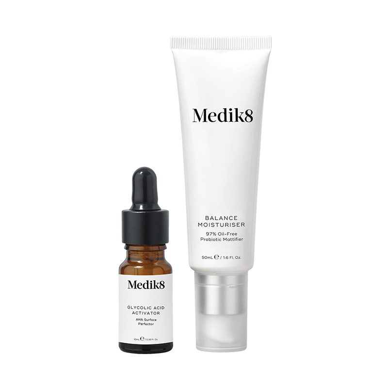Medik8 Balance Moisturiser with Glycolic Acid Activator 50 ml
