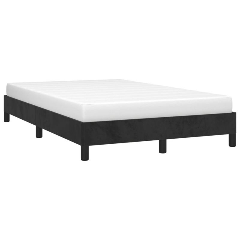 Łóżko tapicerowane WaszeMeble 120x190 cm czarna WM-379504 1 szt.