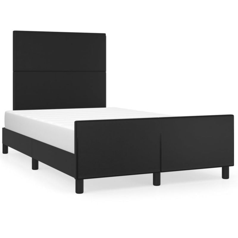 Łóżko tapicerowane WaszeMeble 120x200 cm czarna WM-3125439 1 szt.