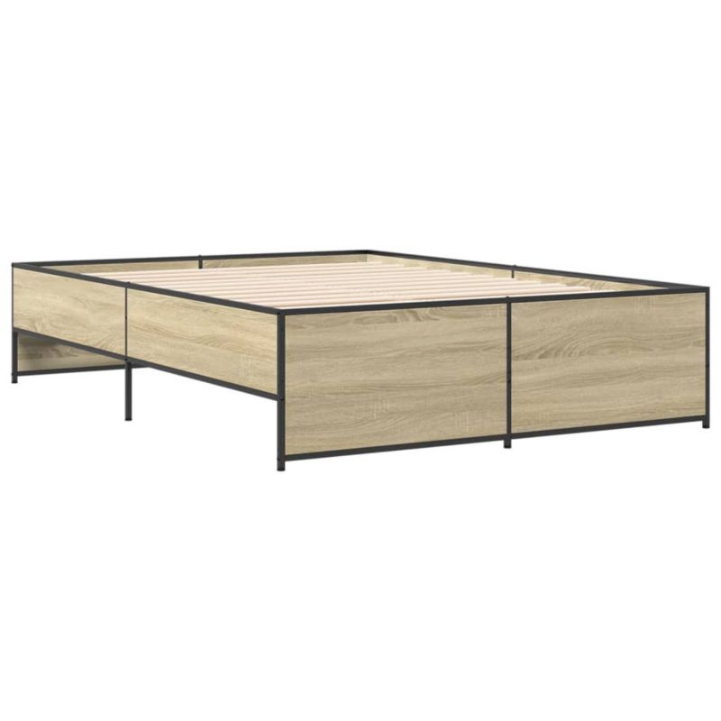 Łóżko metalowe WaszeMeble 140x190 cm brązowe WM-3279898 1 szt.