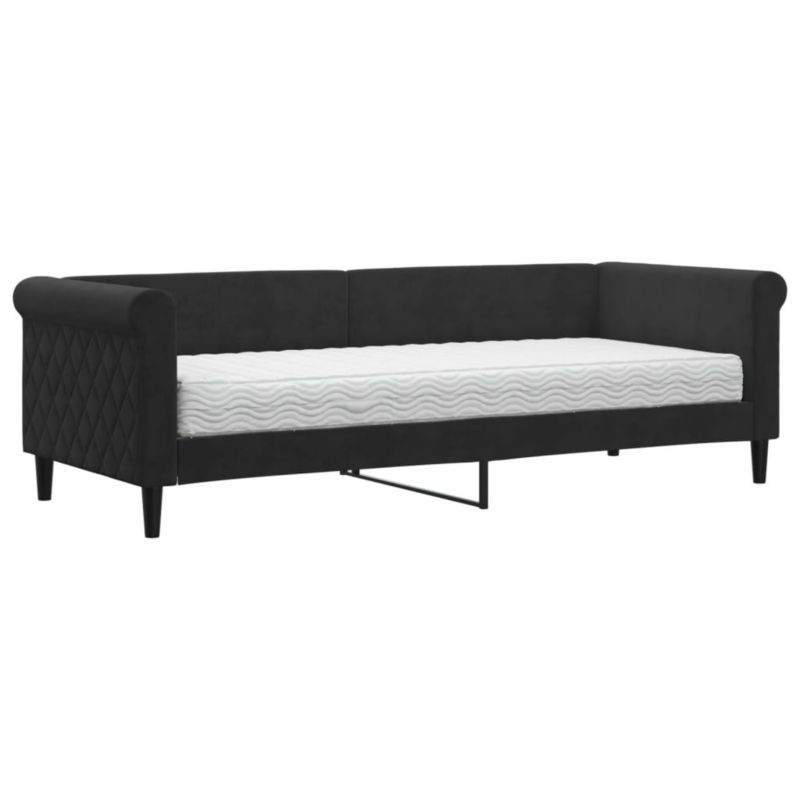 Łóżko dzienne WaszeMeble 80x200 cm czarna WM-3197744 1 szt.