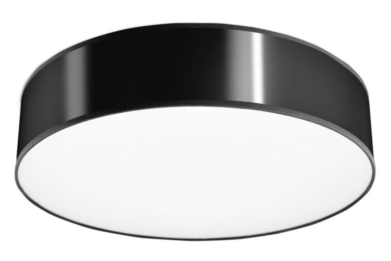 Plafon sufitowy lampa Sollux Lighting Arena czarny 3 x E27 x IP20 wym: 12 x 45 x 45 cm - 1 szt.
