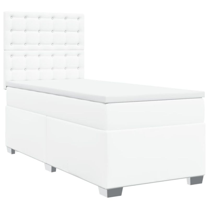 Łóżko kontynentalne WaszeMeble 90x190 cm białe WM-3293001 1 szt.