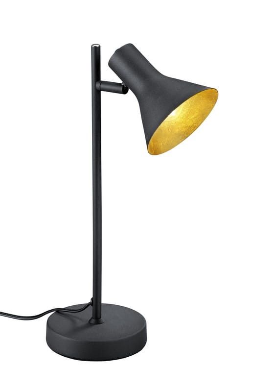 Lampka biurkowa RL Nina czarno-złota 1 x E14 x 28W IP20 wym: 39 x 13 x 13 cm metal - 1 szt.