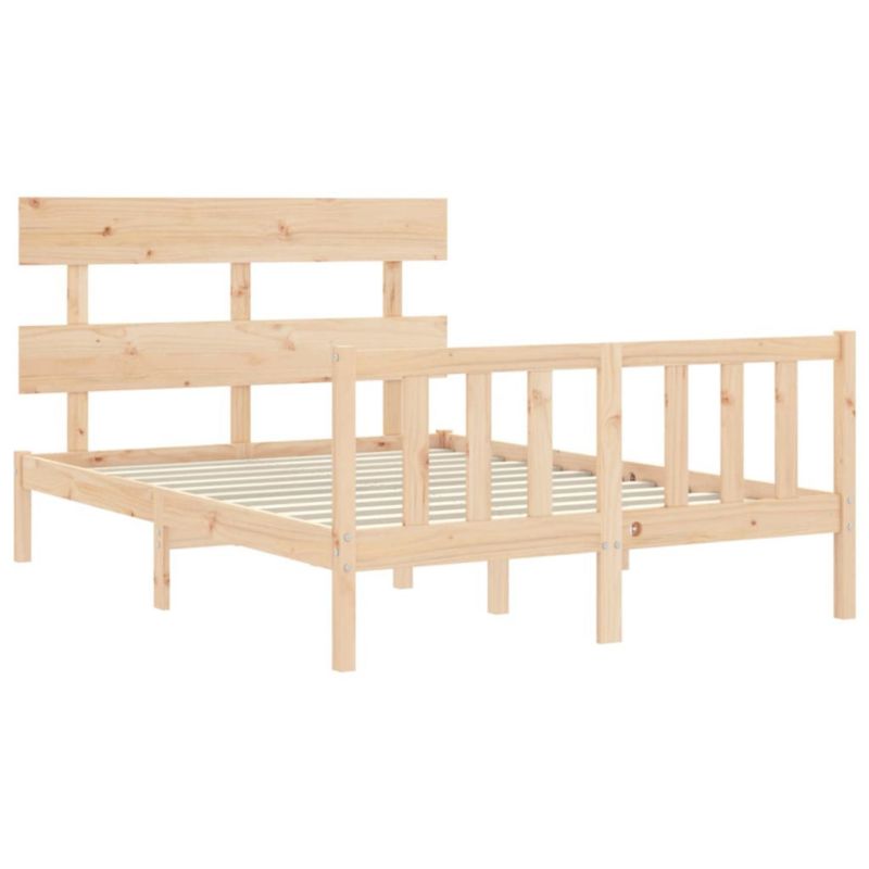 Łóżko drewniane WaszeMeble brązowe WM-3193241 1 szt.