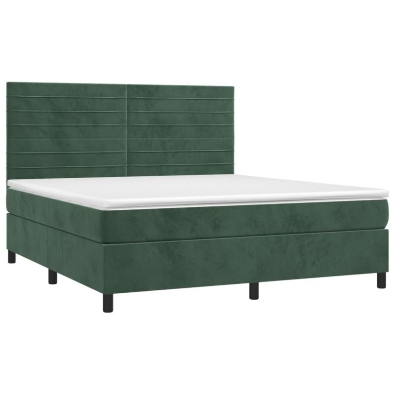 Łóżko kontynentalne WaszeMeble 160x200 cm zielony WM-3136194 1 szt.