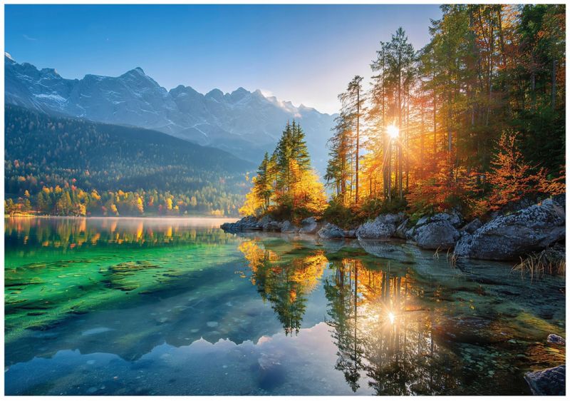 Fototapeta WALLARENA Do Sypialni Salonu Na Flizelinie Krajobraz Góry Natura 300x210 cm 1 szt.