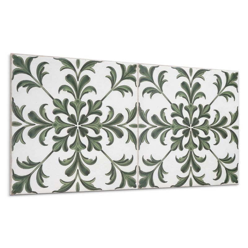 Kafelki samoprzylepne Wallfluent 60x30 cm Kwiatowy motyw na kafelku 6 szt.