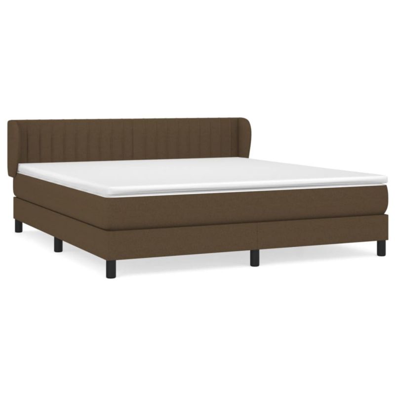 Łóżko kontynentalne WaszeMeble 160x200 cm brązowe WM-3126416 1 szt.