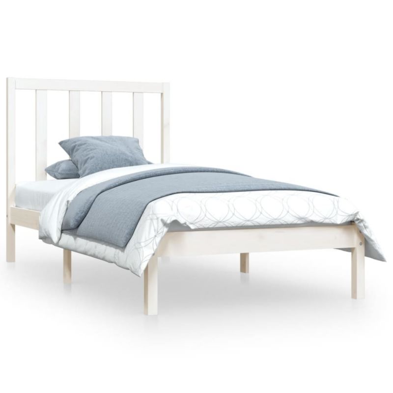Łóżko drewniane WaszeMeble 75x190 cm biała WM-3105121 1 szt.