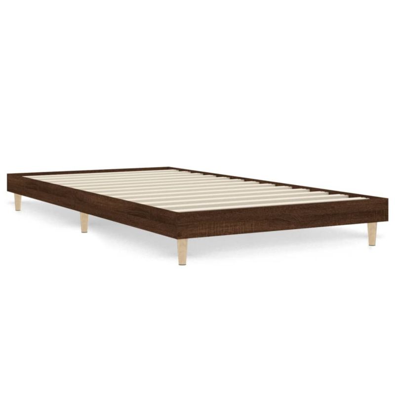 Łóżko drewniane WaszeMeble 90x200 cm brązowy WM-832068 1 szt.