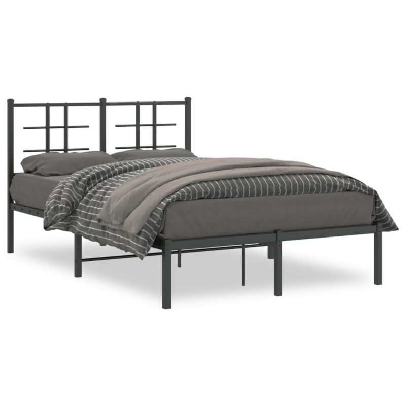 Łóżko metalowe WaszeMeble 120x200 cm czarna WM-355559 1 szt.