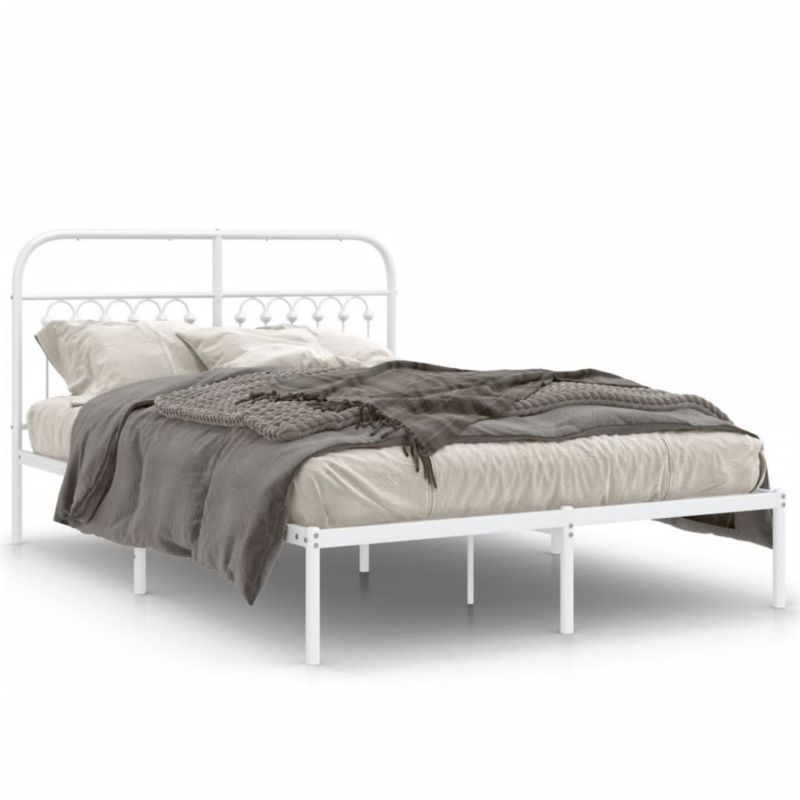 Łóżko metalowe WaszeMeble 140x200 cm biała WM-376650 1 szt.