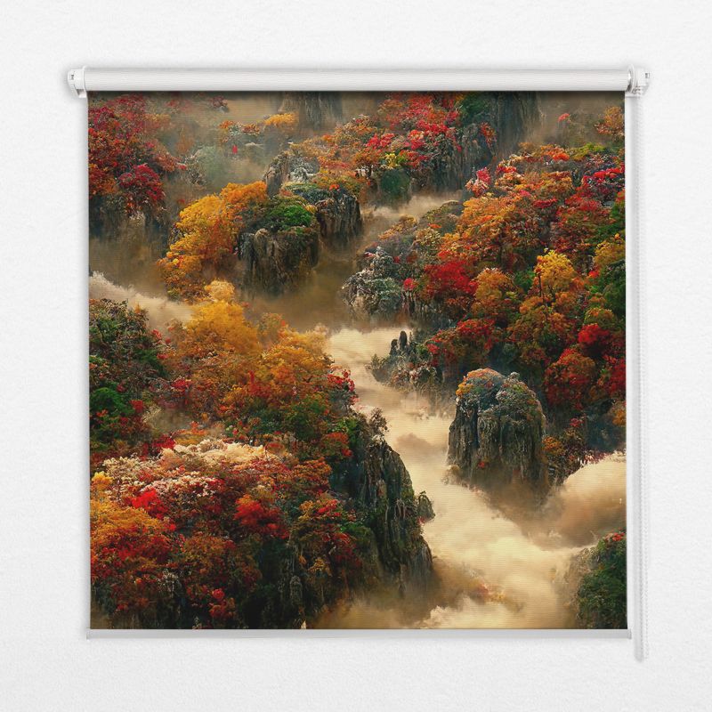 Roleta do sypialni z nadrukiem Tulup 90x140 cm Widok Na Górę 1 szt.