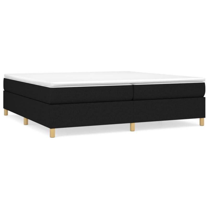 Łóżko tapicerowane WaszeMeble 200x200 cm czarna WM-3120987 1 szt.